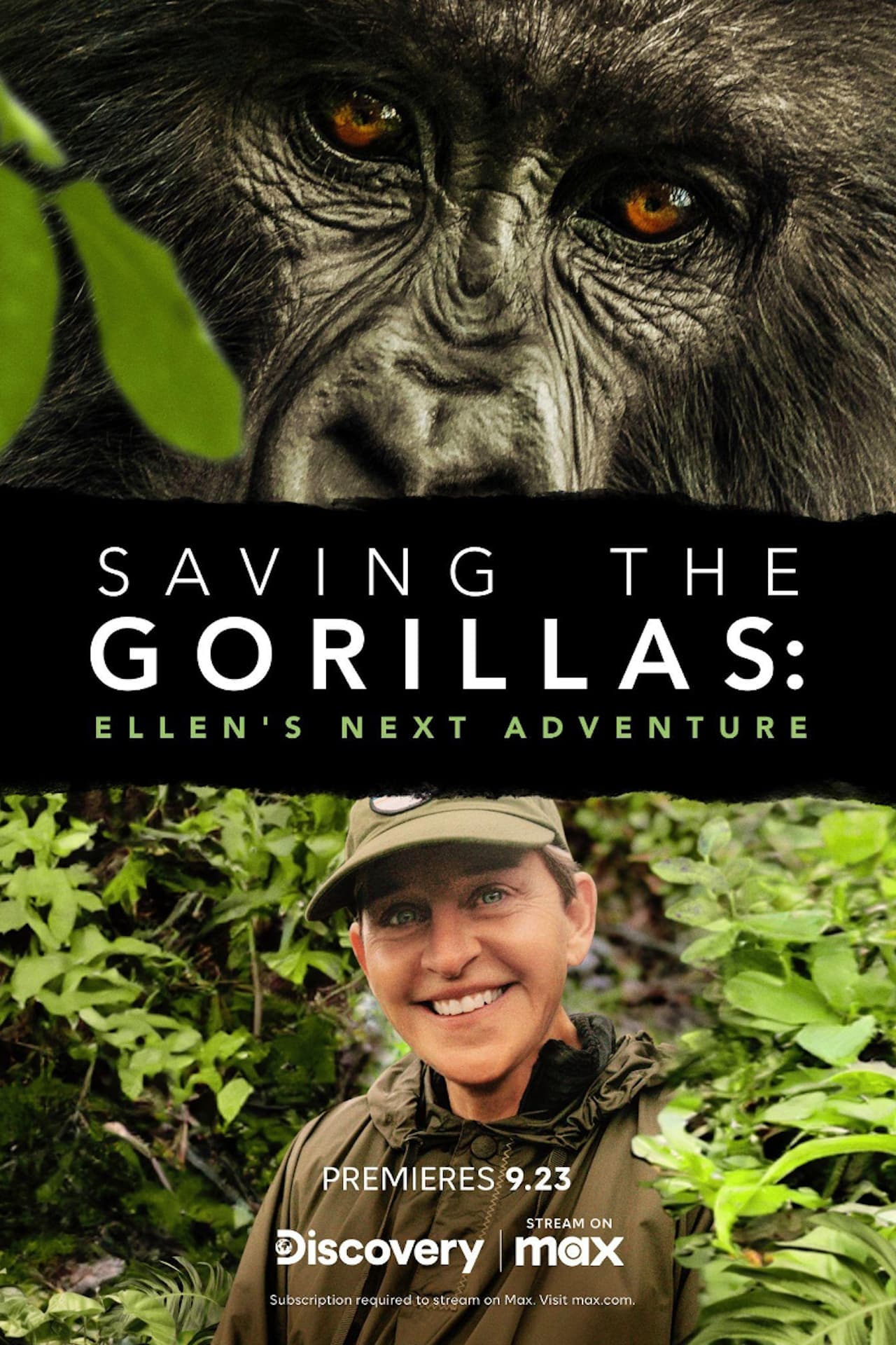 Постер Saving the Gorillas: Ellen's Next Adventure